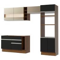 Cozinha Completa  Cristal com Armário e Balcão (sem Tampo E Pia) Madesa - 8