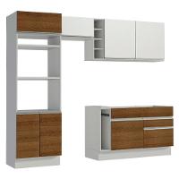 Cozinha Jade com Armário e Balcão sem Tampo e Pia Madesa - 2