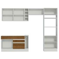 Cozinha Completa  Cristal com Armário e Balcão (sem Tampo E Pia) Madesa - 7