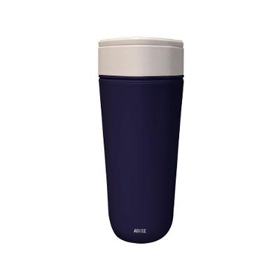 Copo Térmico Aduze Quadrado Com Ventosa Azul Marinho 500ml