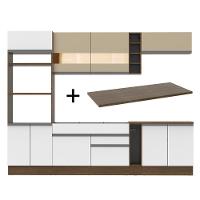 Cozinha Completa Vicenza com Armário e Balcão + Tampo Madesa - 1