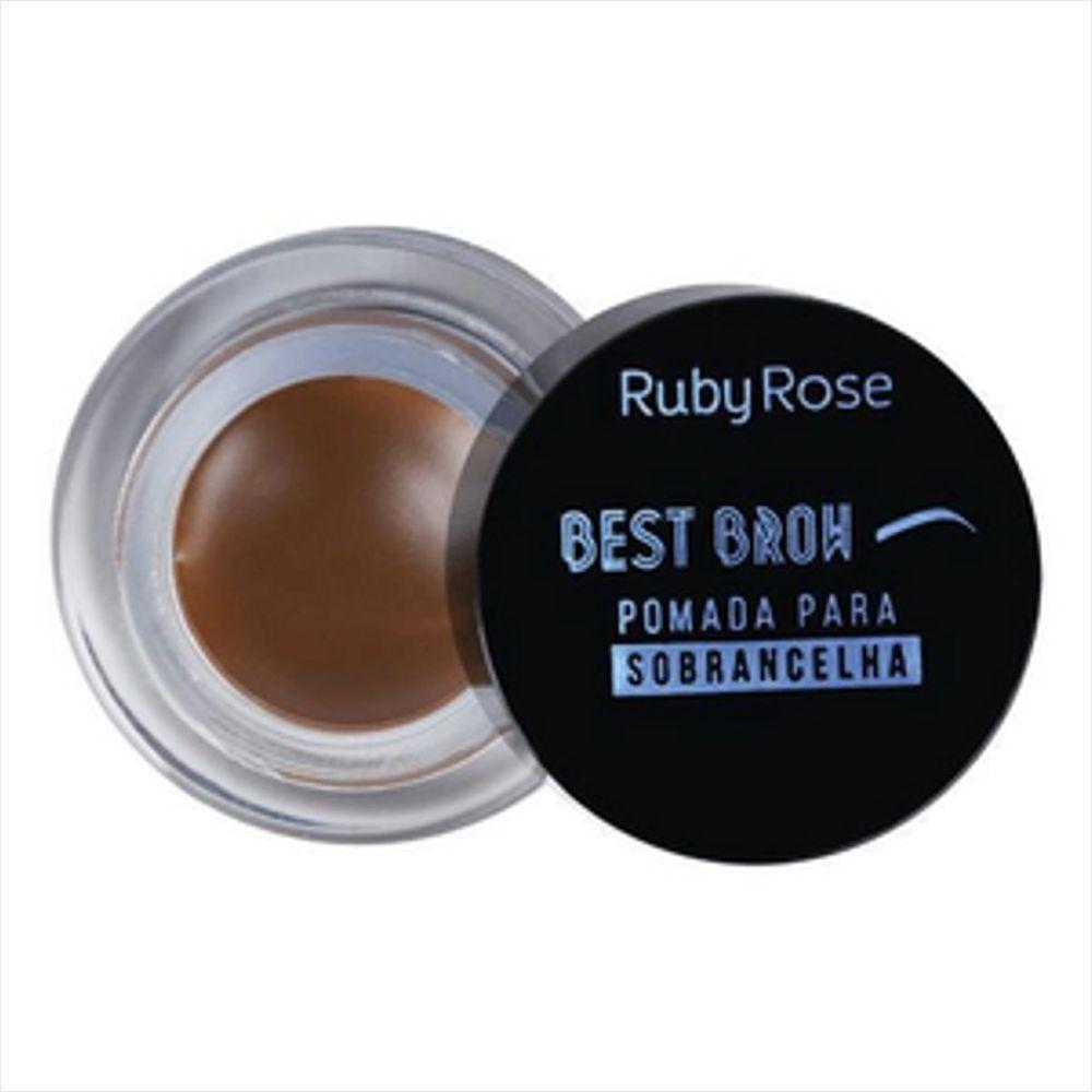 Ruby Rose Hb8400 Best Brown Pomada Para Sobrancelha 3,3g Cor:medium - 1