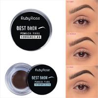 Ruby Rose Hb8400 Best Brown Pomada Para Sobrancelha 3,3g Cor:medium - 3