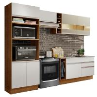 Cozinha Jade com Armário e Balcão sem Tampo e Pia Madesa - 3