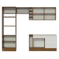 Cozinha Jade com Armário e Balcão sem Tampo e Pia Madesa - 5