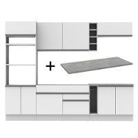 Cozinha Completa Vicenza com Armário e Balcão + Tampo Madesa