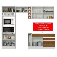 Cozinha Jade com Armário e Balcão sem Tampo e Pia Madesa - 6