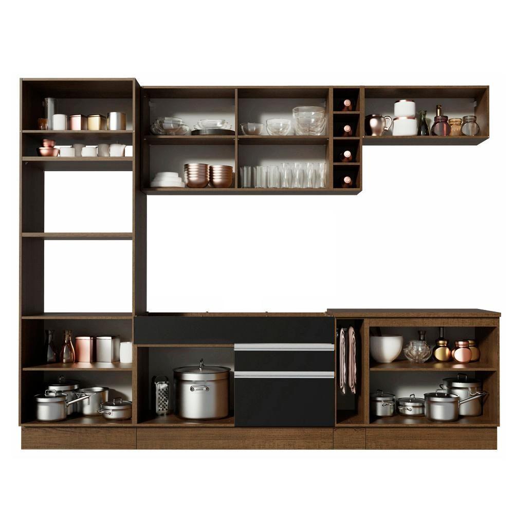 Cozinha Completa Vicenza com Armário e Balcão + Tampo Madesa - 4