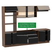 Cozinha Completa Vicenza com Armário e Balcão + Tampo Madesa - 3