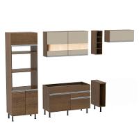 Cozinha Completa Vicenza com Armário e Balcão + Tampo Madesa - 7