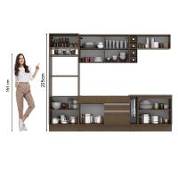 Cozinha Completa Vicenza com Armário e Balcão + Tampo Madesa - 12