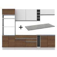 Cozinha Completa Vicenza com Armário e Balcão + Tampo Madesa - 2