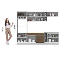 Cozinha Completa Vicenza com Armário e Balcão + Tampo Madesa - 6