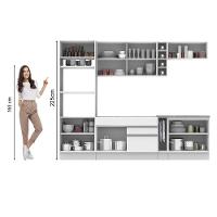 Cozinha Completa Vicenza com Armário e Balcão + Tampo Madesa - 5