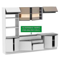 Cozinha Completa Vicenza com Armário e Balcão + Tampo Madesa - 6