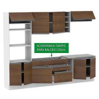 Cozinha Completa Vicenza com Armário e Balcão + Tampo Madesa - 3