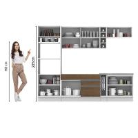 Cozinha Completa Vicenza com Armário e Balcão + Tampo Madesa - 6