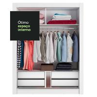 Guarda-Roupa Solteiro Dallas Plus 2 Portas 4 Gavetas Madesa - 7