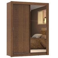 Guarda-roupa Solteiro Denver 2 Portas Correr Espelho Madesa