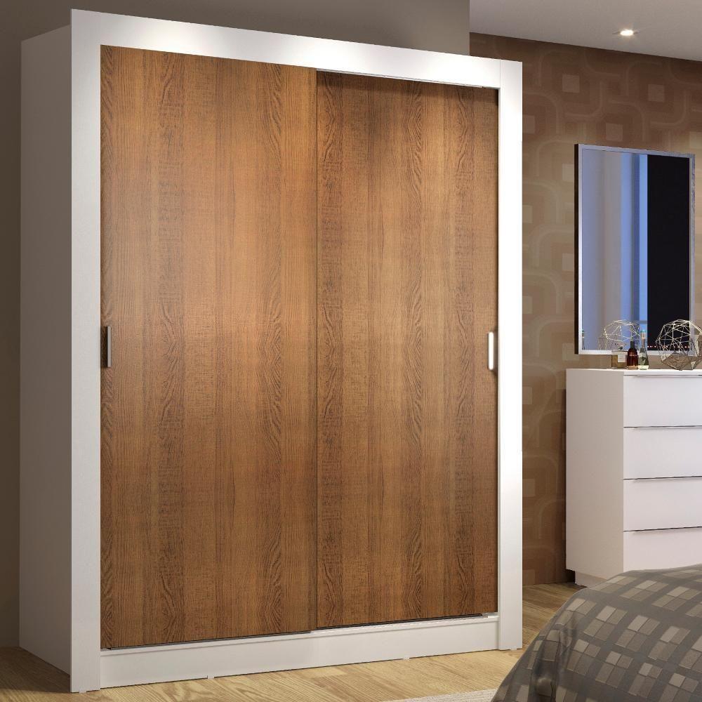 Guarda-Roupa Solteiro Denver 2 Portas de Correr Madesa - 1