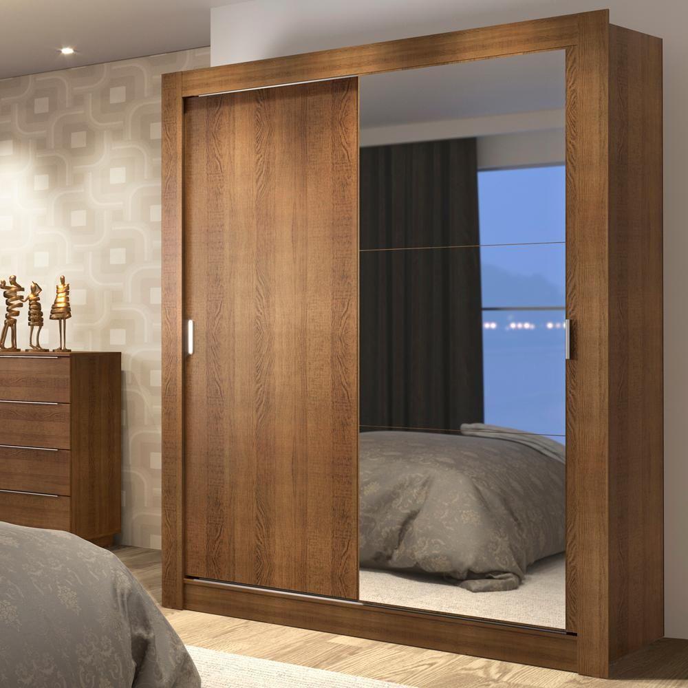 Guarda-roupa Solteiro Dallas Plus 2 Portas 4 Gavetas Madesa - 1