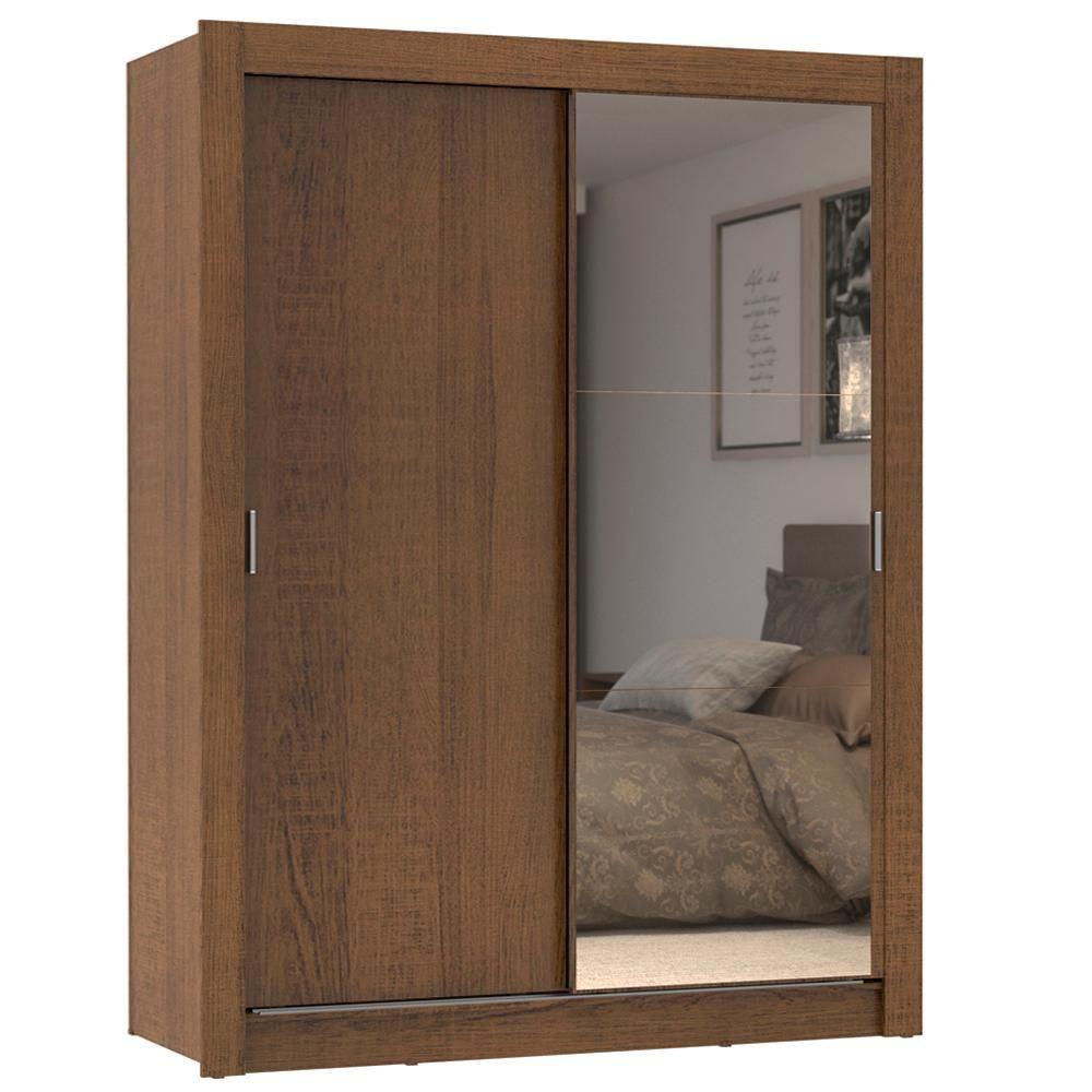 Guarda-roupa Solteiro Dallas Plus 2 Portas 4 Gavetas Madesa - 4