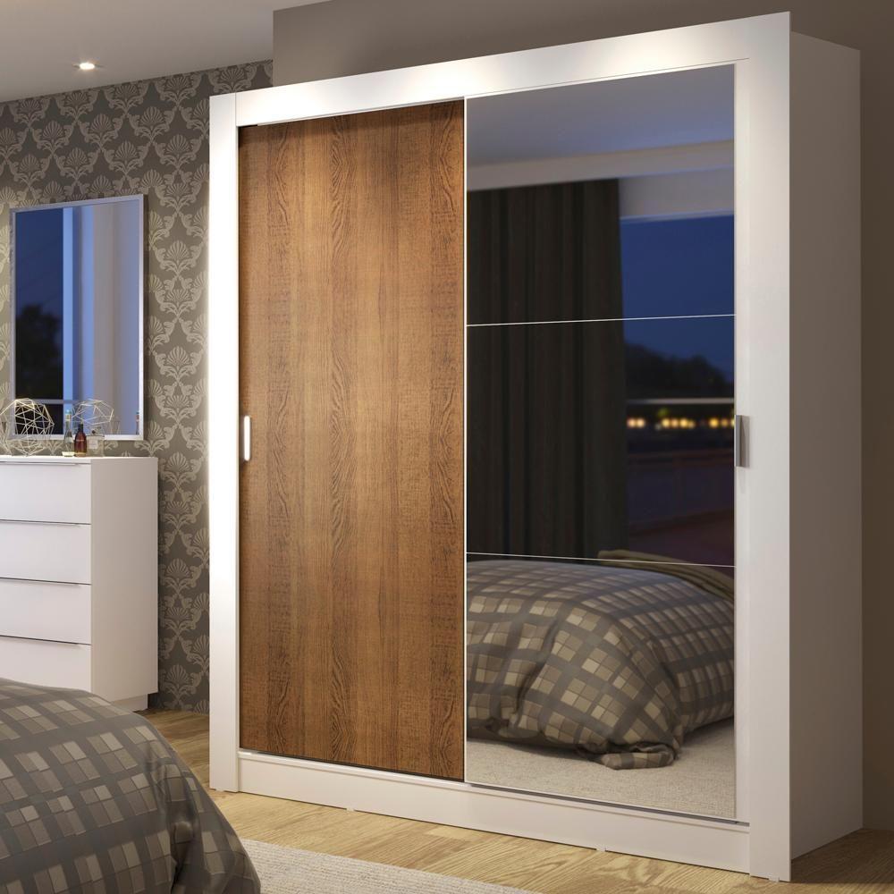 Guarda-Roupa Solteiro Dallas Plus 2 Portas 4 Gavetas Madesa - 1