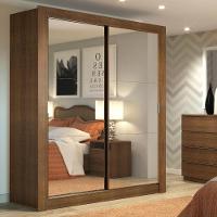 Guarda-Roupa Solteiro Dallas 2 Portas de Correr Madesa - 1