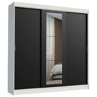 Guarda-roupa 3 Portas de Correr com Espelho 3 Gavetas Madesa - 2