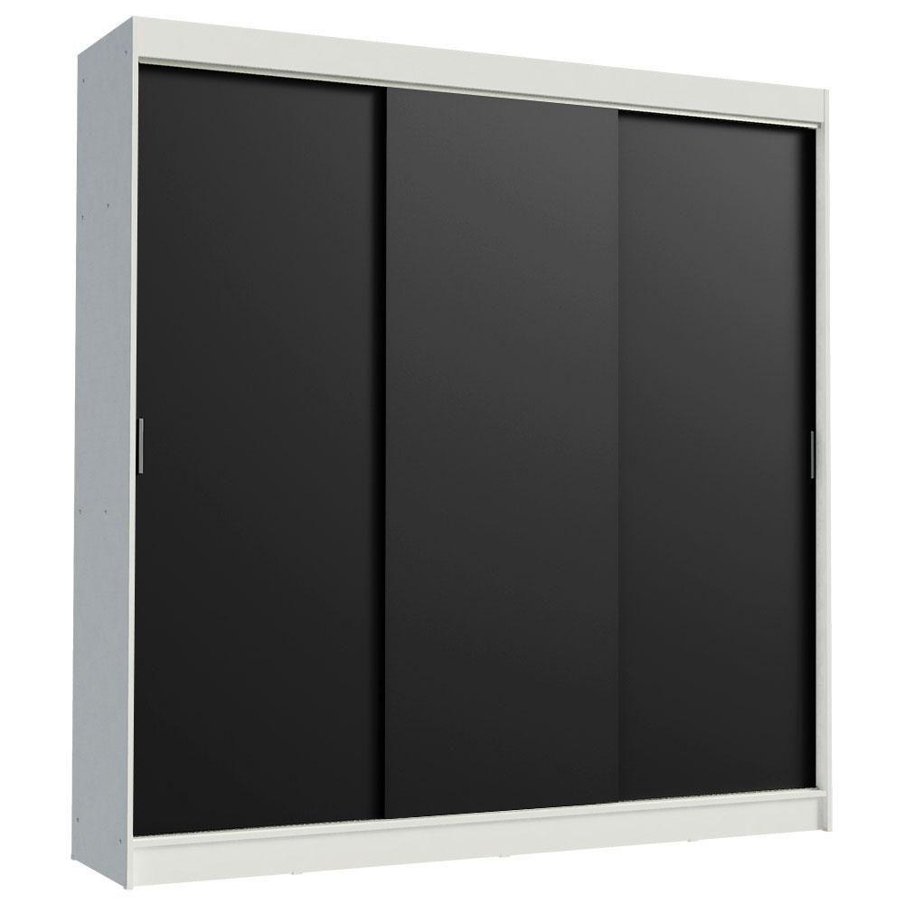 Guarda-roupa Casal 3 Portas de Correr 3 Gavetas Madesa - 2