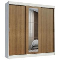 Guarda-roupa 3 Portas de Correr com Espelho 3 Gavetas Madesa - 2