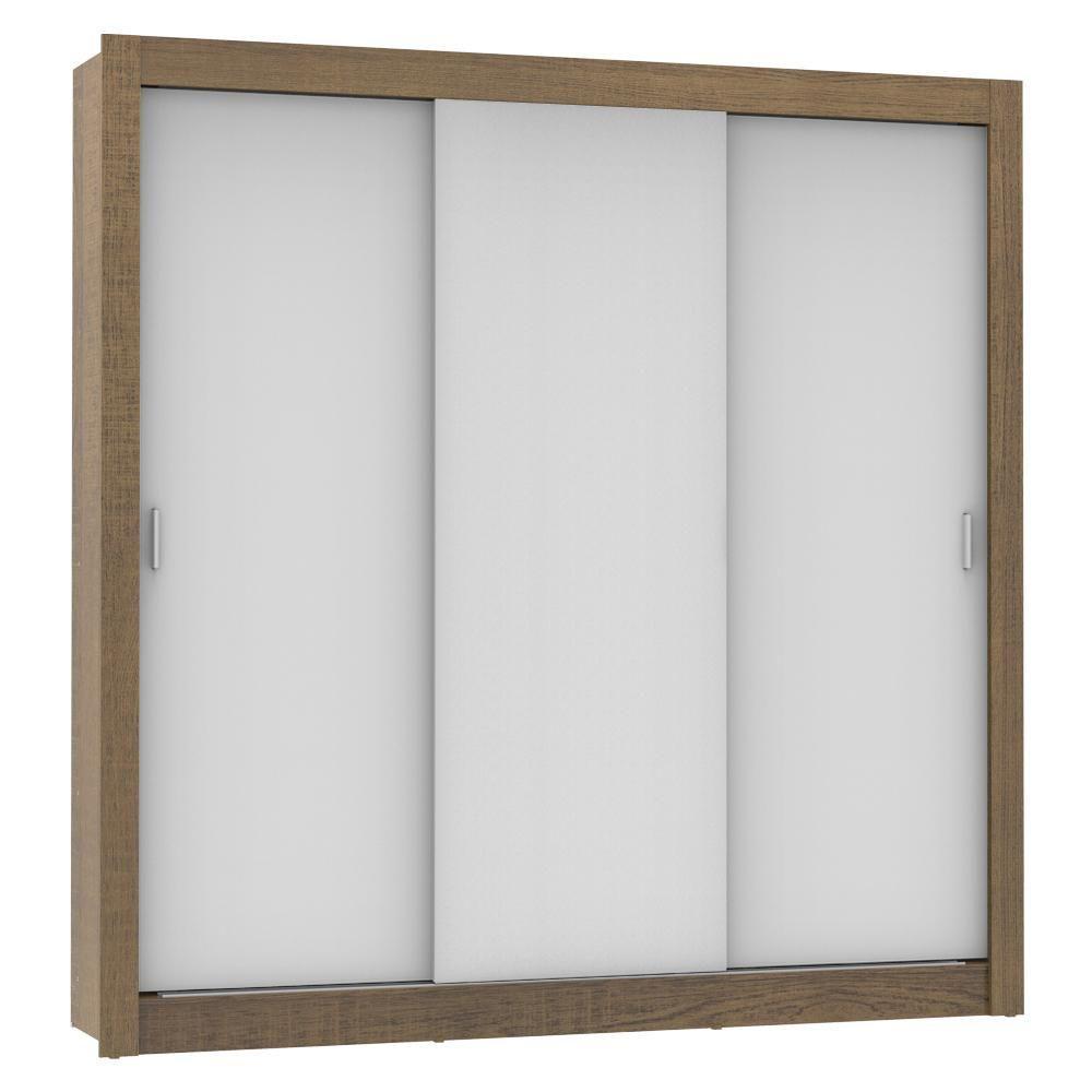 Guarda Roupa Casal Plus 3 Portas Correr 4 Gavetas Madesa - 2