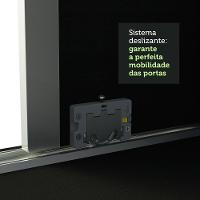 Guarda Roupa Casal Madesa Royale 3 Portas Correr Espelho Bco - 9