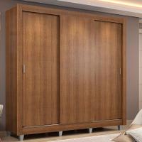 Guarda Roupa Casal Lyon 3 Portas de Correr 2 Gavetas Madesa - 5