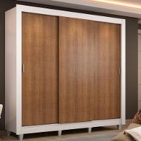 Guarda Roupa Casal Lyon 3 Portas de Correr 2 Gavetas Madesa - 1