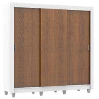 Guarda Roupa Casal Lyon Plus 3 Portas de Correr 4 Gavetas Madesa - 2