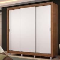 Guarda Roupa Casal Lyon Plus 3 Portas de Correr 4 Gavetas Madesa