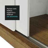 Guarda Roupa Casal Lyon Plus 3 Portas de Correr 4 Gavetas Madesa - 9
