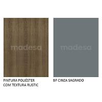 Torre Quente Agata 70 Cm 3 Portas - Rustic/cinza Madesa - 3