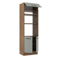 Torre Quente Agata 70 Cm 3 Portas - Rustic/cinza Madesa - 9