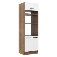 Torre Quente 70 Cm 3 Portas Rustic/branco Rustic/branco - 1