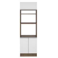 Torre Quente Glamy 70 cm 3 Portas Rustic/Branco Madesa - 6
