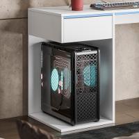 Mesa Gamer Jogos Start - Mdp 1 Porta E 1 Gaveta Branco - Movelove Branco