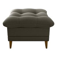 Poltrona De Amamentação Com Puff Luxo Confortável Montreal Matrix Suede Capuccino - 6