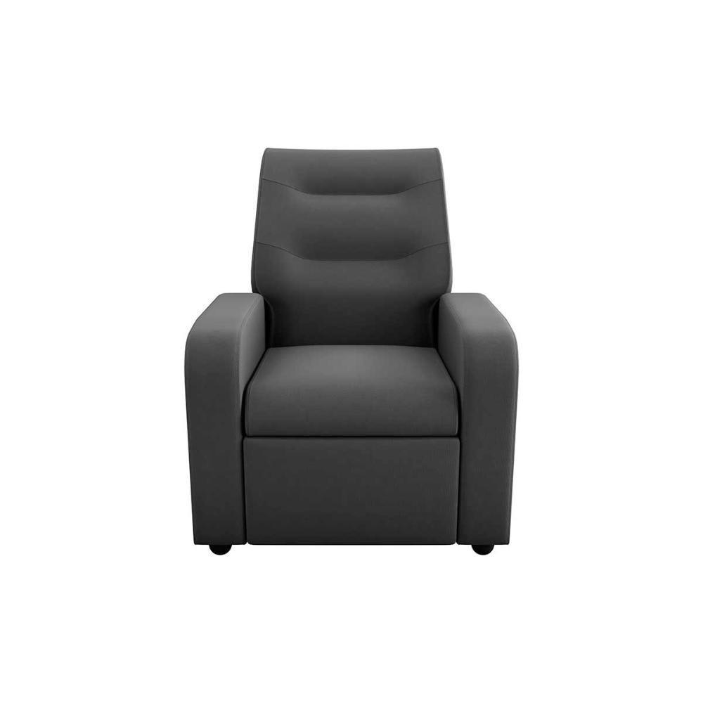 Poltrona Do Papai Reclinável Classic Matrix Suede Cinza - 8