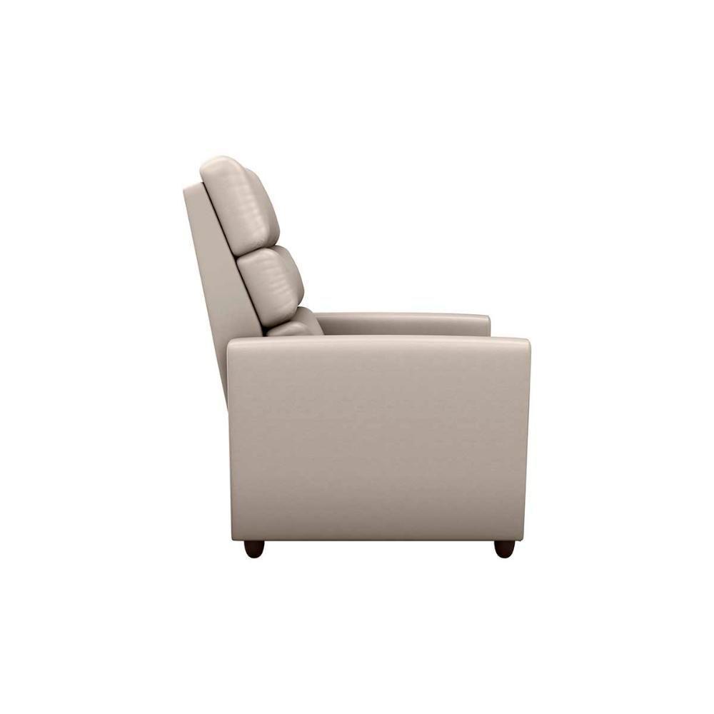 Poltrona Do Papai Confortável Reclinável Turin Matrix Sintetico Bege - 6