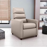 Poltrona Do Papai Confortável Reclinável Turin Matrix Sintetico Bege - 2