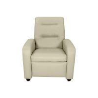 Poltrona Do Papai Reclinável Classic Matrix Sintetico Bege - 1