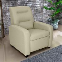 Poltrona Do Papai Reclinável Classic Matrix Sintetico Bege