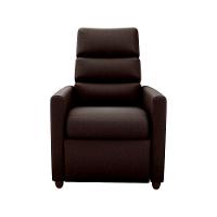 Poltrona Do Papai Confortável Reclinável Turin Matrix Suede Marrom - 1